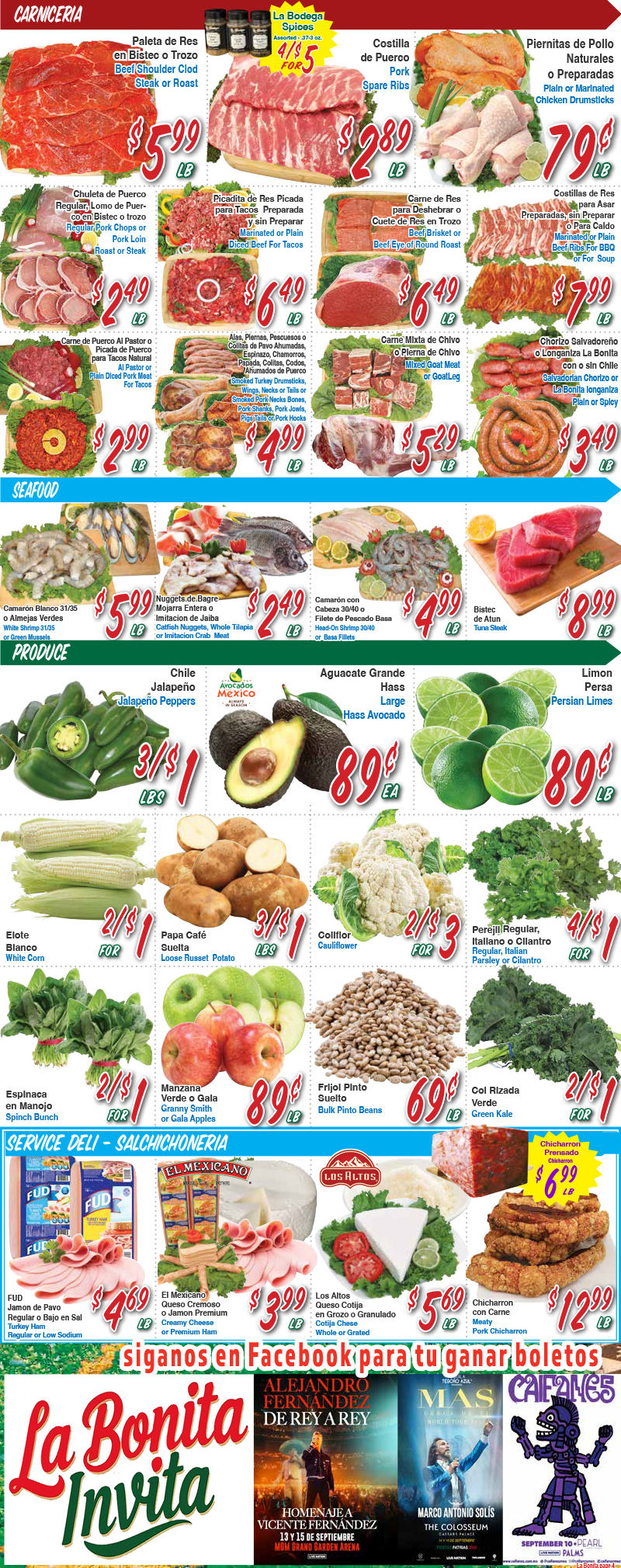 La Bonita Weekly Ad Page 4